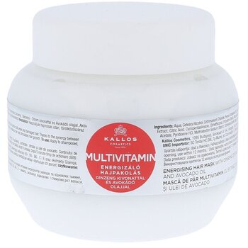 Multivitamín with Ginseng Extract and Avocado Hair Mask - Oživujúca maska ​​na vlasy s multivitamínmi